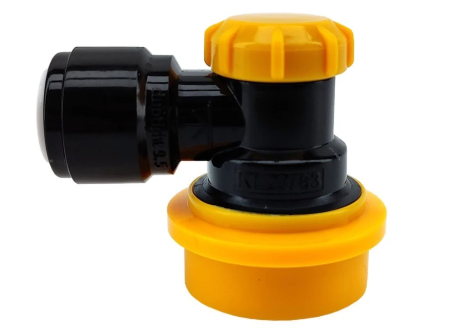 Ball lock Duotight 6,35mm (1/4") Beer Black/Yellow